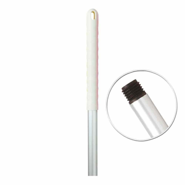 White Aluminium System Mop Handle (1200mm / 48Inch) White Aluminium System Mop Handle (1200mm / 48Inch)