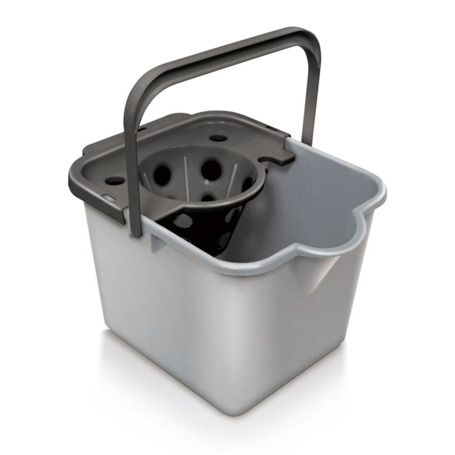 Grey Addis Plastic Mop Bucket - 12ltr - Each Grey Addis Plastic Mop Bucket - 12ltr - Each