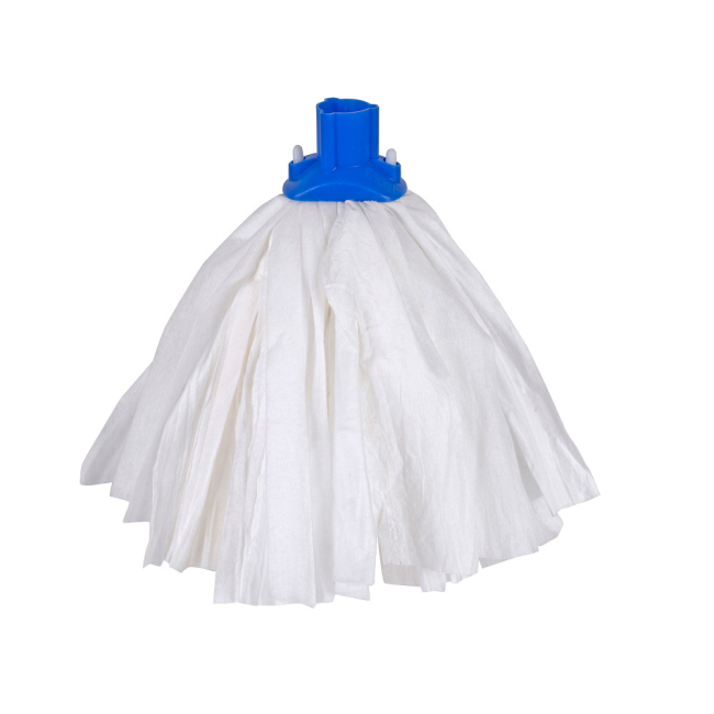 Blue Exel Big White (120g) Socket Mop Head - Each Blue Exel Big White (120g) Socket Mop Head - Each