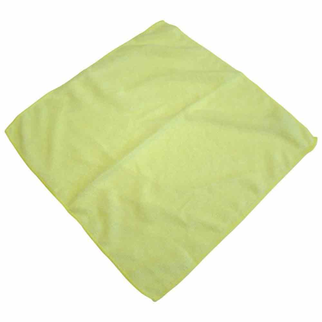 Yellow Microfibre Cleaning Cloth - Each Yellow Microfibre Cleaning Cloth - Each