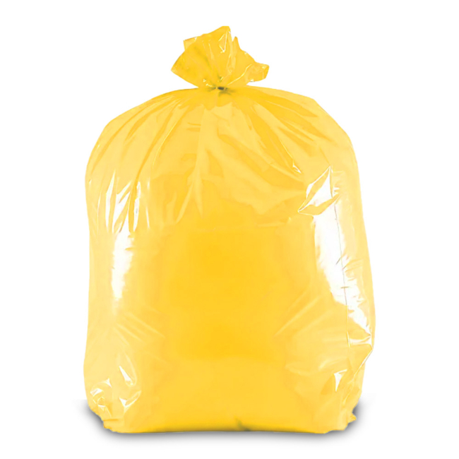 Standard Duty Yellow Refuse Sacks (18x29x39Inch) - Case of 200 Standard Duty Yellow Refuse Sacks (18x29x39Inch) - Case of 200