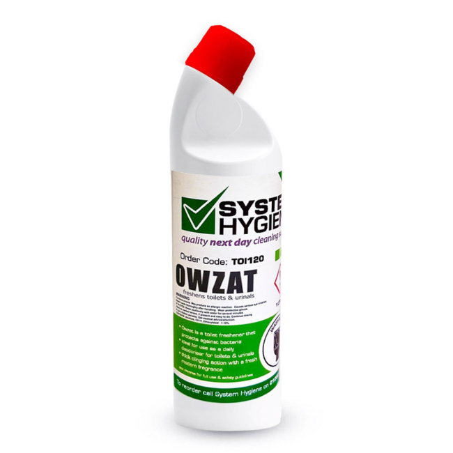 System Hygiene Owzat Toilet Freshener and Cleaner - 1ltr System Hygiene Owzat Toilet Freshener and Cleaner - 1ltr