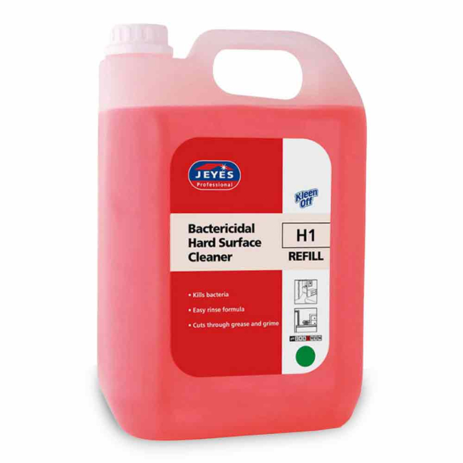 Jeyes H1 Bactericidal Hard Surface Cleaner - Case of 2 x 2ltr Jeyes H1 Bactericidal Hard Surface Cleaner - Case of 2 x 2ltr