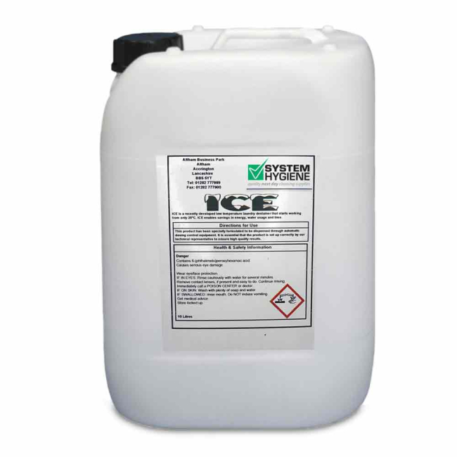 System Hygiene Ice Low Temperature Liquid Destainer - 10ltr System Hygiene Ice Low Temperature Liquid Destainer - 10ltr