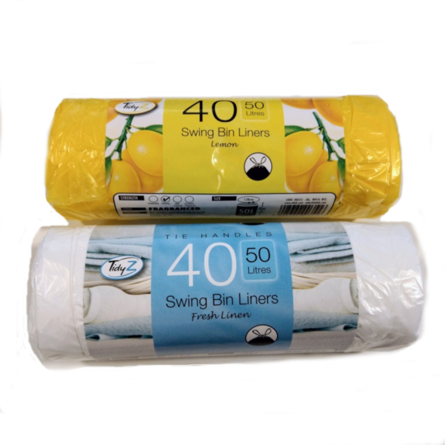 Scented Swing Bin Liners on a Roll - Pack of 40 Scented Swing Bin Liners on a Roll - Pack of 40