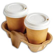 Dual Takeaway Cup Carry Tray - Case of 360