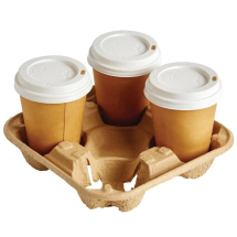 4-Way Takeaway Cup Carry Tray - Case of 180