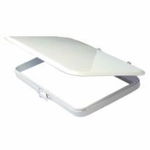 White Metal Wall Mounted Sack Holder - Each