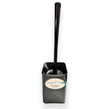 Blue Canyon Plastic Toilet Brush and Holder - Black
