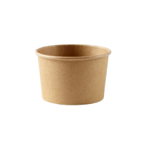 8oz Heavy Duty Kraft Soup Cups - Case of 500