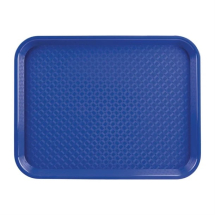 Blue Plastic Food Tray - Each