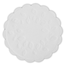 White Waxed Back Drink Coasters - Case of 1000