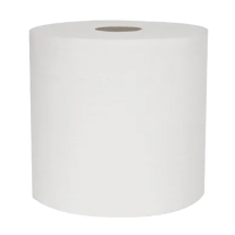 White Rollamatic 150m 1ply Hand Towel Rolls - Case of 6