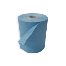 Blue 150m 1ply 20cm Rollamatic Towel Rolls - Case of 6
