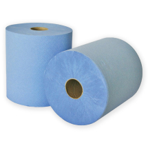 Leonardo (RTB175M) 175m 2ply Blue Towel Rolls - Case of 6