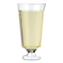 Clear Plastic (8oz) Champagne Glasses - Case of 30