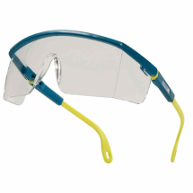 Delta Plus Kilimandjaro Clear Polycarbonate Safety Glasses - Blue&Yellow