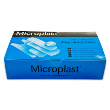 Assorted Blue Metal Detectable Plastes - Box of 100