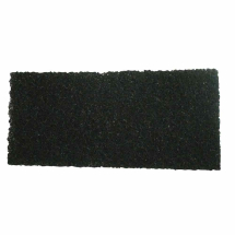 Heavy Duty Black Floor Edge Stripping Pad - Each