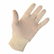 Cotton Stockinette Knitwrist Gloves - Pair