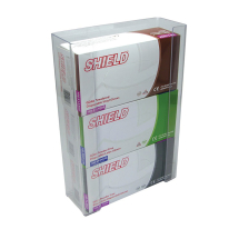 Triple Clear PVC Glove Box Dispenser - Each