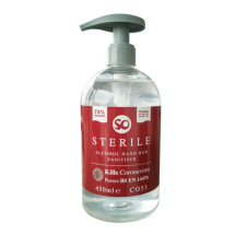 Selden C053 So Sterile Alcohol Hand Rub Sanitiser - 450ml Pump