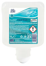 OXY1L Deb OxyBac Antimicrobial Foam Hand Wash - Case of 6x1ltr