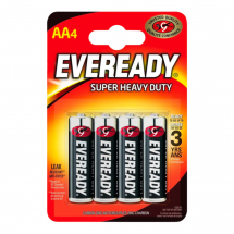 Eveready Super Heavy Duty AA Batteries - Pack Of 4