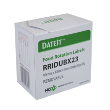 Removable Food Rotation Labels (49mm x 65mm) - Each