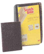 3M Scotch Brite 46 Griddle & Hot Plate Cleaning Pads - Pack of 10