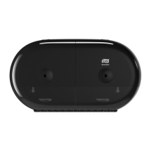 Tork (682008) SmartOne Twin Mini Toilet Roll Dispenser - Black