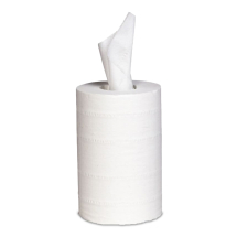 White 60m 2ply Mini Centrefeed Rolls (17.5cm) - Case of 12