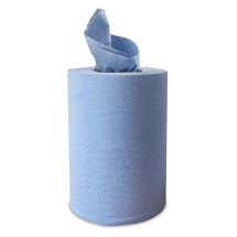 Blue 60m 2ply Mini Centrefeed Rolls (19cm) - Case of 12