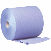 Blue 2ply 360m Wiper Roll (1000 sheet) - Case of 2