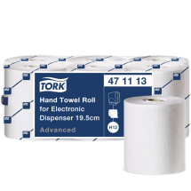 Tork (471113) White 2ply Hand Towel Rolls - Case of 6