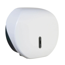 Halo White Mini Jumbo Toilet Roll Dispenser - Each