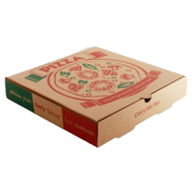 Brown Printed 12inch Pizza Boxes - Case of 100