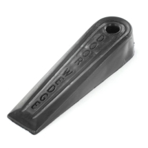 Black PVC Rubber Door Wedges - Pack of 2