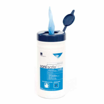 Sterilising Blue Moist Wipes - Tub of 150