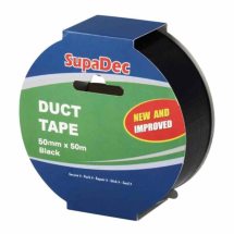 Black Vinyl Duct Tape (50m x 50mm) - Each