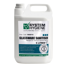 System Hygiene Glassware Sanitiser Detergent - 5ltr