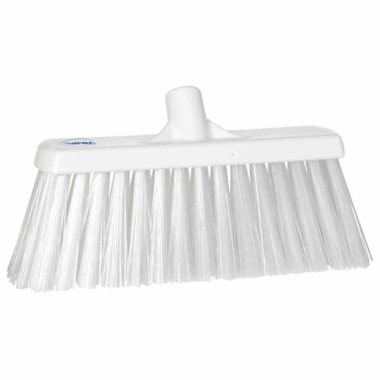 White Vikan Hygiene (330mm / 13") Stiff Bristle Yard Brush Head