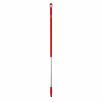 Red Vikan Hygiene (1310mm / 51.5") Ergonomic Aluminium Handle