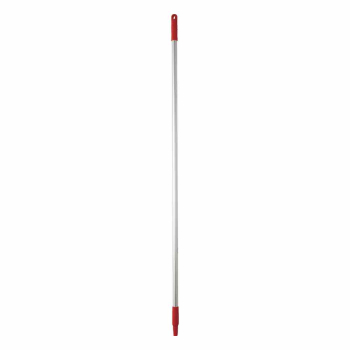 Red Vikan Hygiene (1460mm / 57.5") Ergonomic Aluminium Handle