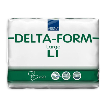 Abena Delta-Form All-in-One Large L1 Green (Pack of 20)