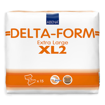 Abena Delta-Form All-in-One X-Large XL2 White (Pack of 15)