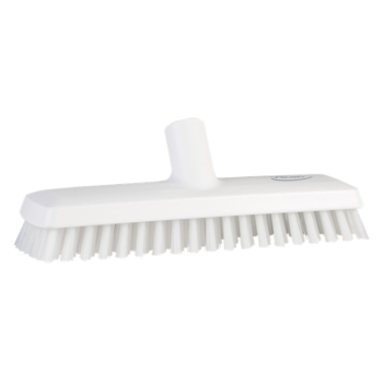 White Vikan Hygiene (270mm / 10.6") Stiff Bristle Deck Scrub Brush Head