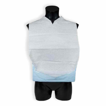 Abena Disposable Bibs Self-Adhesive with Pockets - Pack of 100