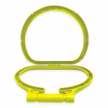 Hillbrush Yellow Polypropylene Bin Bag Hoop - Each