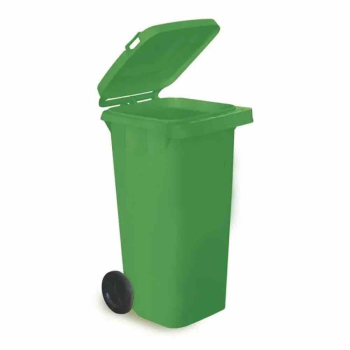 Green Two Wheel Wheelie Bin - 120ltr - Each
